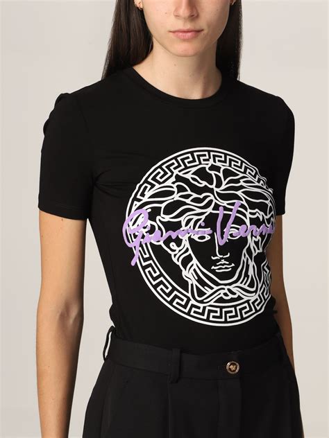 versace women's medusa tee|men's versace t shirt sale.